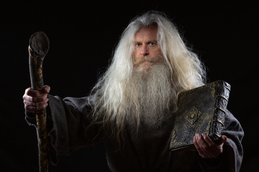 ADHD meds dispensed by riddle-posing wizard at end of elaborate fiery maze suspended over radioactive shark tank