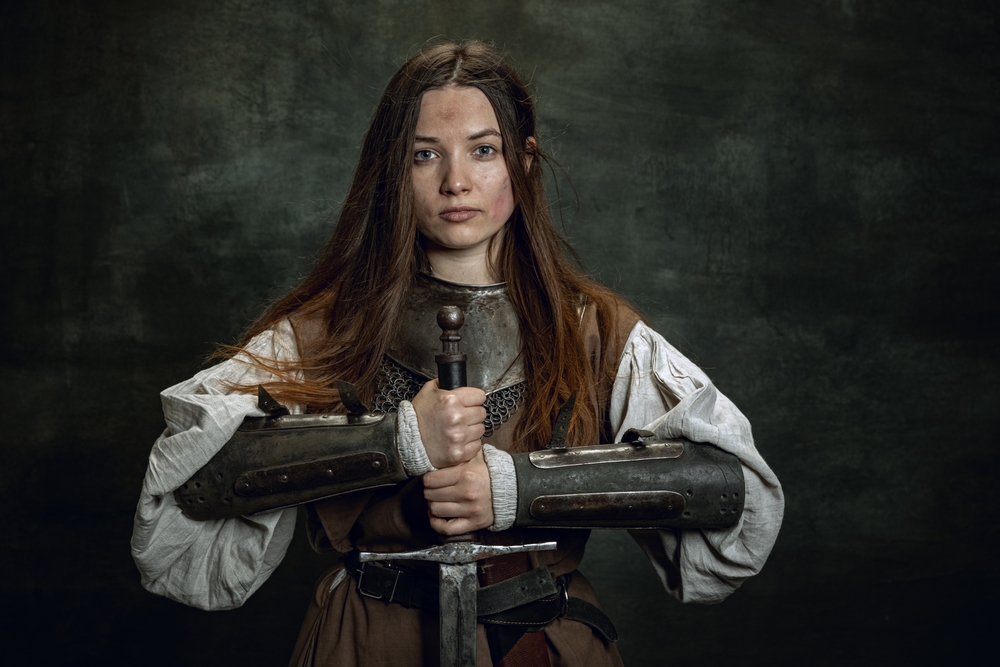 Autistic woman who yearns for the sword scared of her kitchen knives