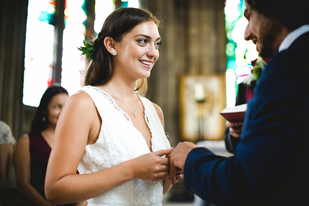 Autistic wedding vows shortened to brisk nod