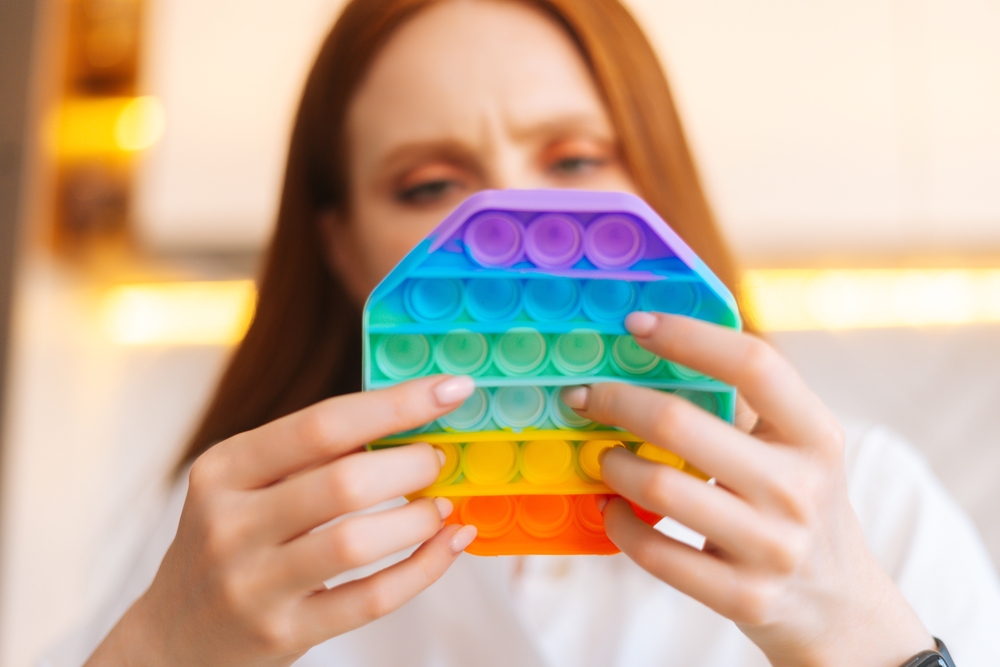 Fidget toys not helping, says autistic woman who never uses them