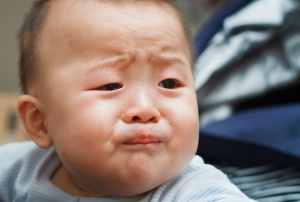 Screaming baby on plane has a point